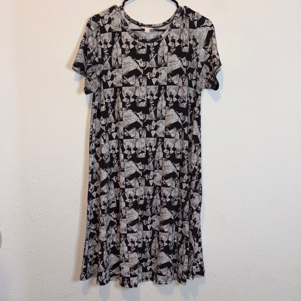 LulaRoe Evil Queen Disney Colab Dress Size S